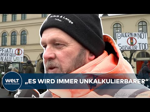 BAUERNPROTESTE: Landwirte geben nicht auf! Gro&szlig;e Blockaden und Kundgebung in N&uuml;rnberg