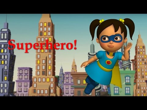 Английский язык для малышей - Мяу-Мяу - Супергерой (SuperHero ) - учим английский