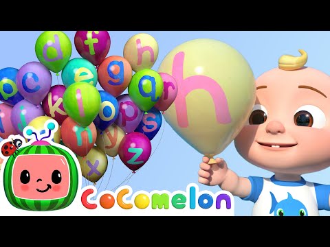 ABC Song With Balloons + More Nursery Rhymes &amp;amp; Kids Songs - ABCs and 123s | Learn with Cocomelon