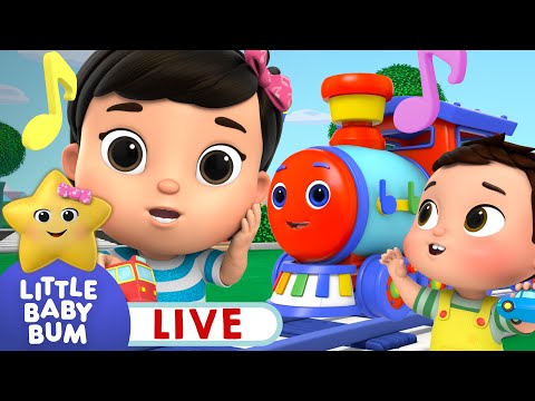 🔴LBB Live: Baby Nursery Rhyme - Wheels on The Bus, Six Little Ducks +More