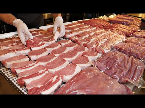 Crispy outside, inside so flavorful!! Homemade Pork Cutlets / Korean street food