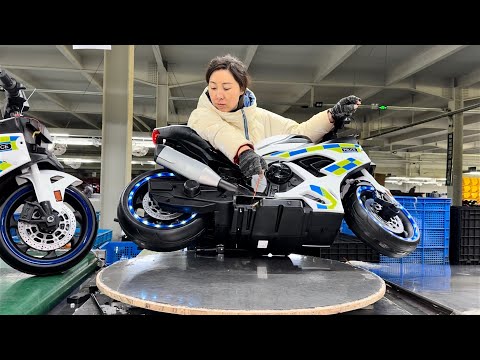 How are cool motorcycle toys produced? The production process of Chinese toy factories