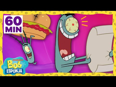 Bob Esponja | 1 hora de los mejores (&iquest;o peores?) planes de Plankton | Bob Esponja en Espa&ntilde;ol