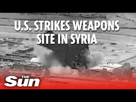 US conducts &amp;lsquo;self-defense strike&amp;rsquo; of Iran-linked weapons storage site in Syria