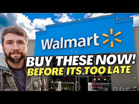 10 Items You NEED To BUY NOW With CASH (I Did) From WALMART! Cheap PANTRY PREPPING For SHTF 2024