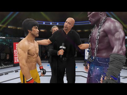 Bruce Lee vs. Titan Atlas - EA Sports UFC 4 - Epic Fight 🔥🐲