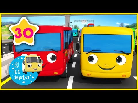 10 Little Buses - Part 4 | Little Baby Bus | Nursery Rhymes |  ABCs and 123s