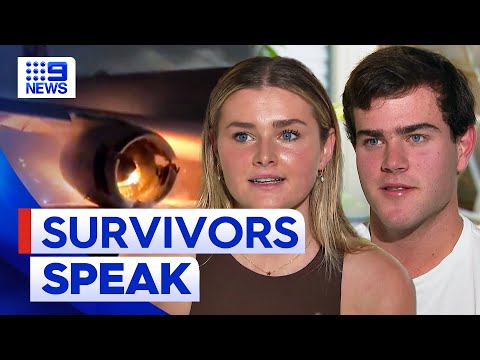 Crash survivors recount terrifying Japan plane collision | 9 News Australia