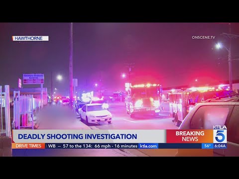 1 dead, multiple hospitalized after shooting near strip mall in Hawthorne&nbsp;