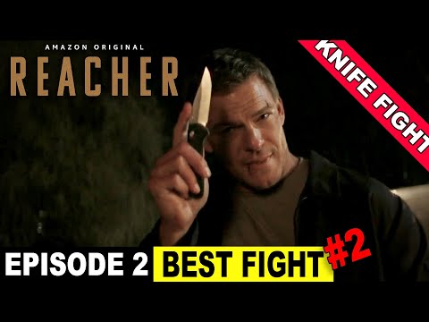 Reacher Episode 2 BEST FIGHT SCENE - Knife FIGHT