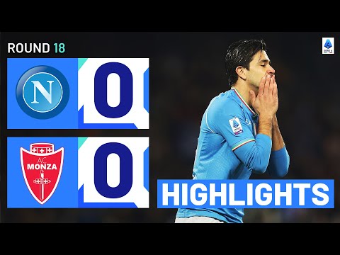 NAPOLI-MONZA 0-0 | HIGHLIGHTS | Champions held to a draw | Serie A 2023/24