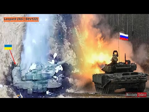 Russian Tanks in Action! finally destroying the Swedish Leopard 2A5