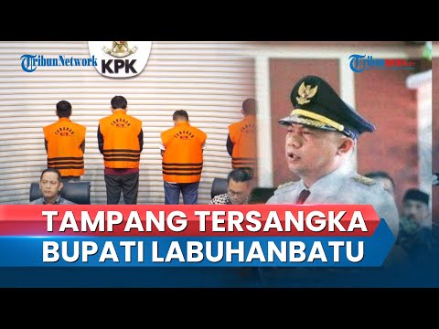 OTT KPK Perdana 2024, Bupati Labuhanbatu Erik Adtrada Resmi Pakai Baju Tahanan &amp; Tangan Terborgol