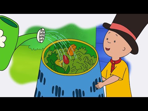 Caillou Learns about Gardening | Caillou Compilations