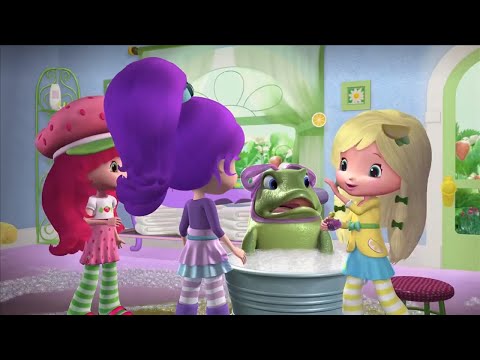 Strawberry Shortcake | Cleaning The Frog! | Berry Bitty Adventures | Cute Cartoons | WildBrain