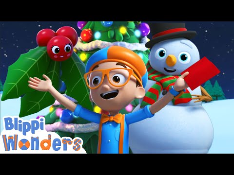 NEW! Blippi's Christmas Scavenger Hunt! | Blippi Wonders Educational Cartoons for Kids