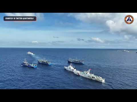 Videos show China ships' 'dangerous maneuvers' against Philippine ships en route to Ayungin Shoal