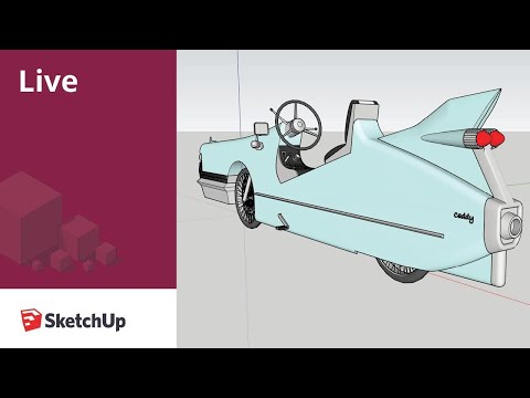 Modeling a Cadillac Bicycle Live in SketchUp