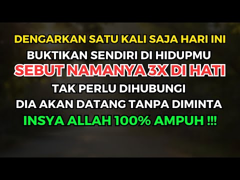 TAK PERLU BAYANGKAN WAJAHNYA ! UCAPKAN NAMANYA DALAM HATI DIA AKAN DATANG TANPA DIMINTA RUQYAH JODOH