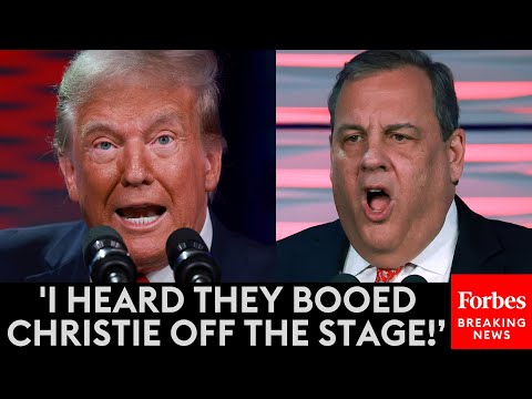 'He Is Not A Fat Pig...': Trump Mocks Christie At Florida Event Where Ex-NJ Governor Was Booed