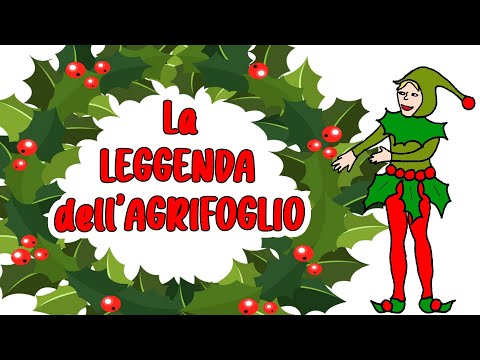 ??? La LEGGENDA dell'AGRIFOGLIO ✨ Storia di Natale con Sequenze da Scaricare e Ritagliare ⬇✂