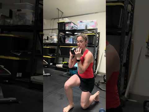 Goblet Hold Reverse Lunge with Rotation