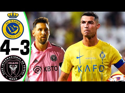 Al Nassr vs Inter Miami 4-3 - RONALDO vs MESSI - Goals and Highlights 2024 🔥 The Last Dance