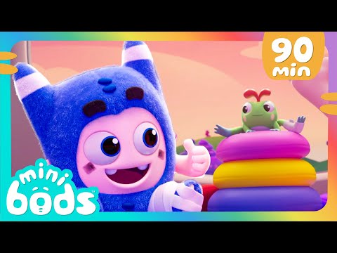 In this Together 🐸 |  Minibods | Mini Oddbods | Baby Oddbods | Funny Cartoons For Kids