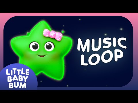 [ 2 HOUR LOOP ] Twinkle Bedtime Songs | Relaxing Sensory Animation | Lullabies for Babies