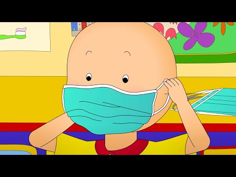 Caillou and the Face Mask | Caillou Cartoon