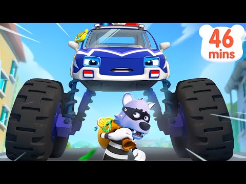 Super Police Truck is Catching a Thief | Vehicles for Children | Car Cartoon | Kids Songs | BabyBus