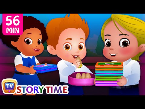 The Food Project at School plus Many Bedtime Stories for Kids in English | ChuChuTV Storytime