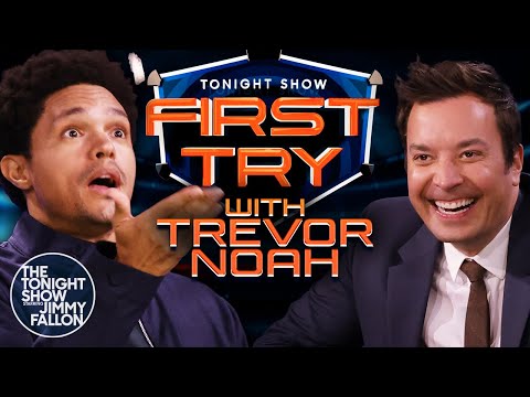 First Try with Trevor Noah | The Tonight Show Starring Jimmy Fallon