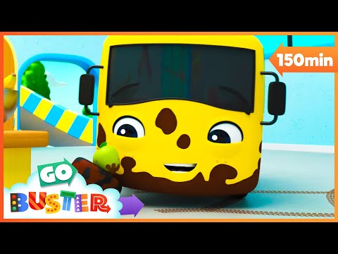 🤢Buster Gets Sick - Wash Your Hands! 🤢 | Go Learn With Buster | Videos for Kids