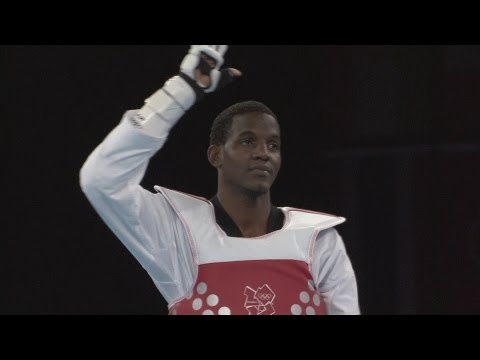 Cuba's Robelis Despaigne Wins Taekwondo +80kg Bronze - London 2012 Olympics