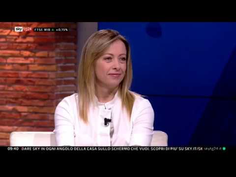 Giorgia Meloni: In diretta a SkyTg24. Seguitemi!