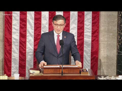 WATCH: Rep. Mike Johnson makes first speech as U.S. House Speaker