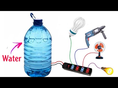 I turn WATER into a Free 220v electricity, New invention