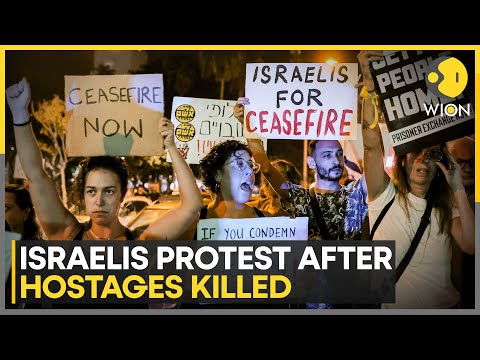 Israel-Hamas war: Hundreds protest in Tel Aviv after Israel kills three hostages by mistake | WION