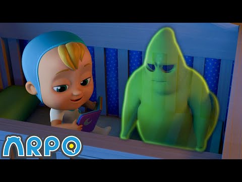 Ghost in the Machine! | ARPO the Robot | Funny Cartoons for Kids 