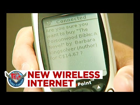 Fancy new cell phones might allow users to access the Internet, 2000