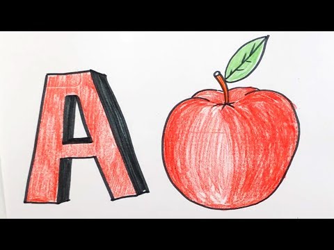 ABC Song | learning ABC letter alphabet phonics with Crayola crayons