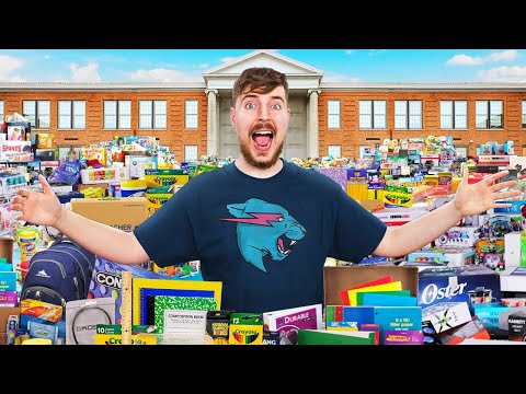 Giving School Supplies To The Poorest Schools In America