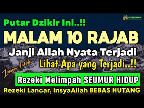 Dzikir Malam di Malam Senin - Doa Mustajab Malam Senin Pembuka Pintu Rezeki - Dzikir Malam Berkah