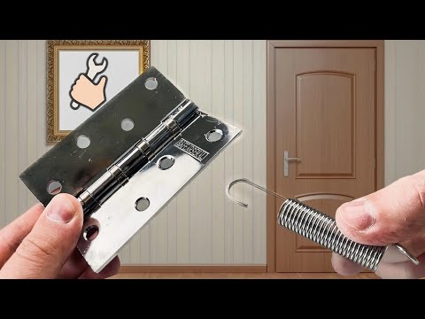 🔥 🔥 You will thank me for the rest of your life! Place a spring in the door hinge