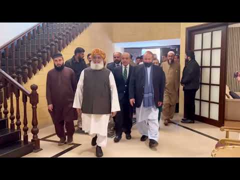 Main Nawaz sharif Meeting With Maulana Fazal ur Rehman 21 Nov 2023