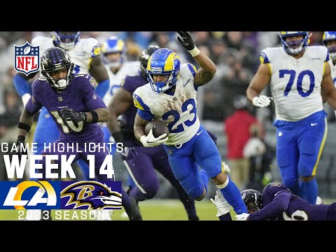 Los Angeles Rams vs. Baltimore Ravens | 2023 Week 14 Game Highlights