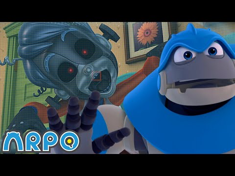 Running on Empty! | Arpo the Robot | Funny Cartoons for Kids | 