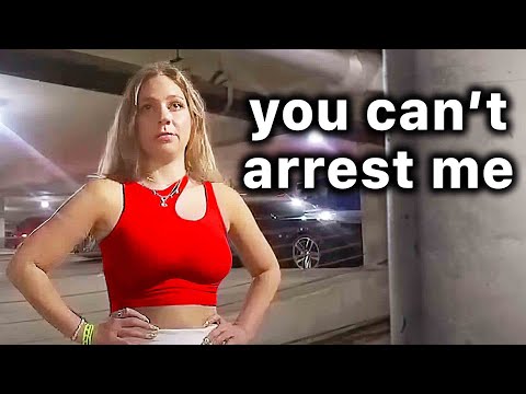 When Entitled Criminals Realize They've Been Arrested