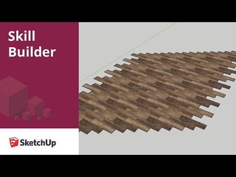 How to create custom tiling material in SketchUp - Skill Builder